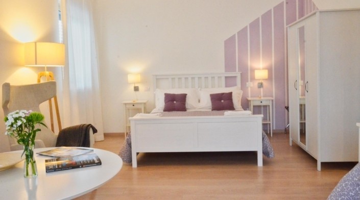 la mini suite n.4 del Petit Hotel di Lido di Camaiore ed i suoi colori pastello