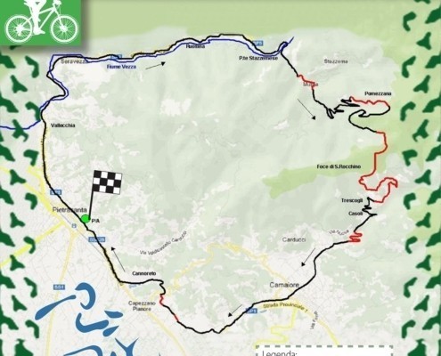 Giro di Pomezzana, S. Rocchino, Trescogli, Casoli mappa