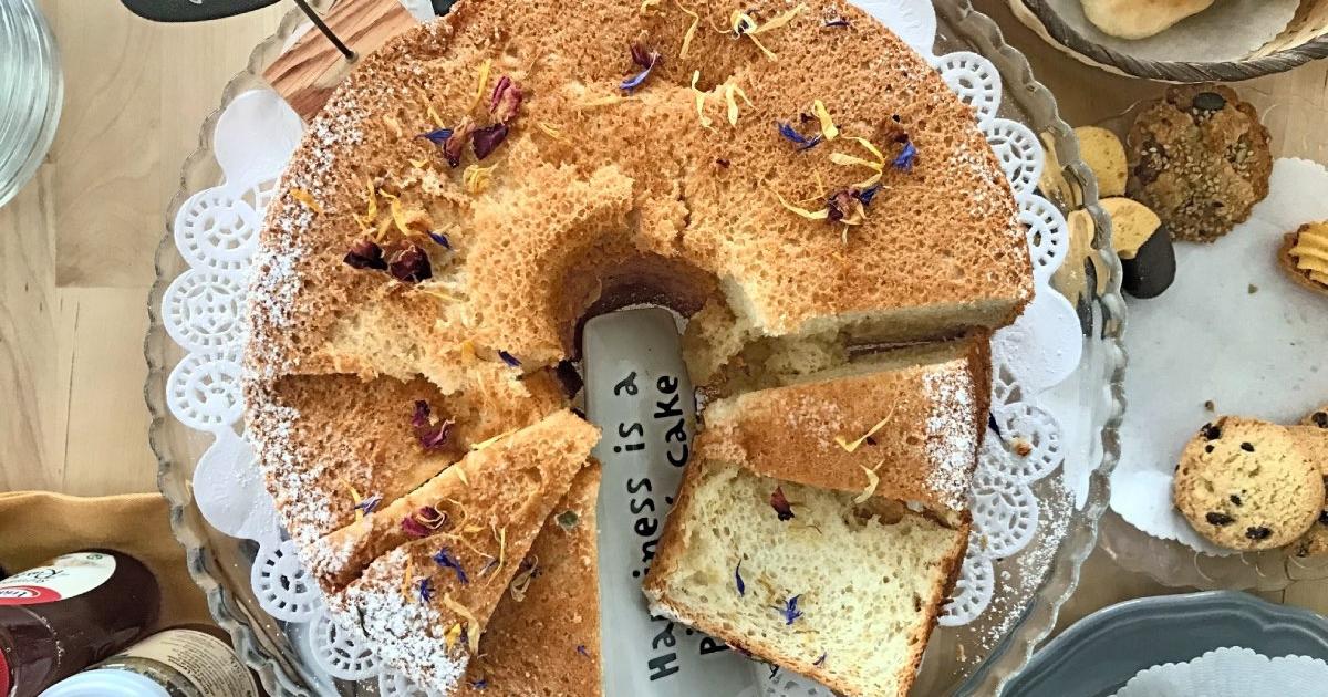 Angel Cake gluten free fatta in casa da Marta Petit Hotel Angel Cake gluten free fatta in casa da Marta Petit Hotel