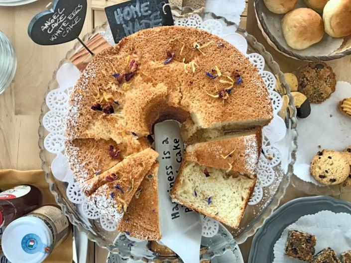 Angel Cake gluten free fatta in casa da Marta Petit Hotel
