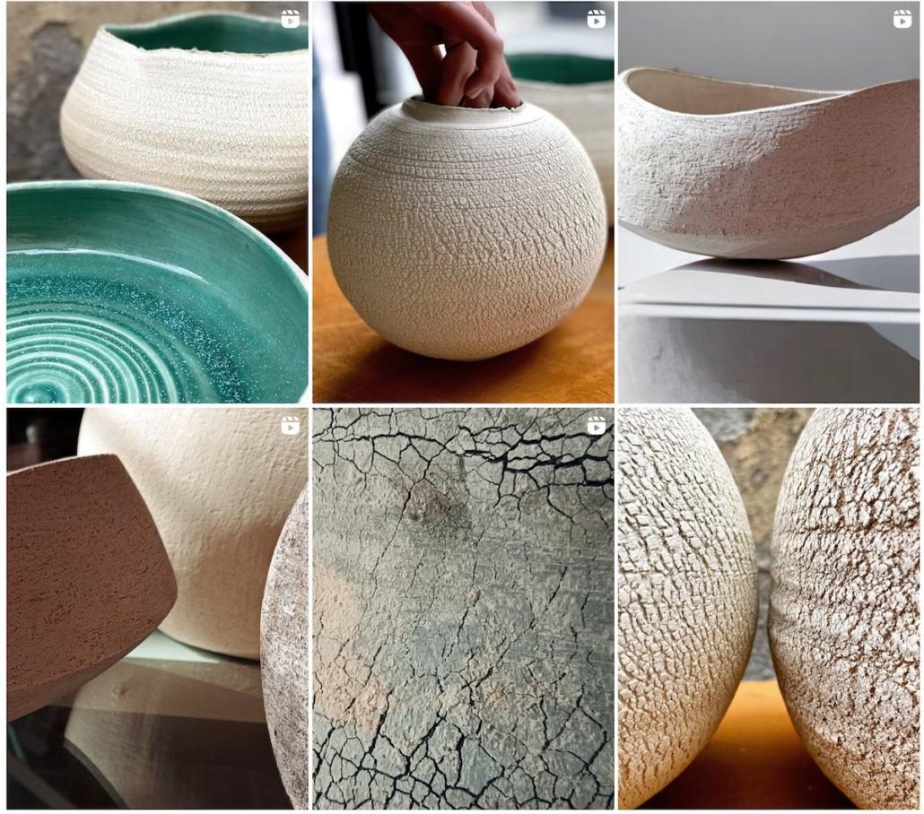 Vasi in ceramica artistica di Silvia Chiti Splendidi vasi in ceramica artistica fatti a mano dall’artigiana locale Silvia Chiti